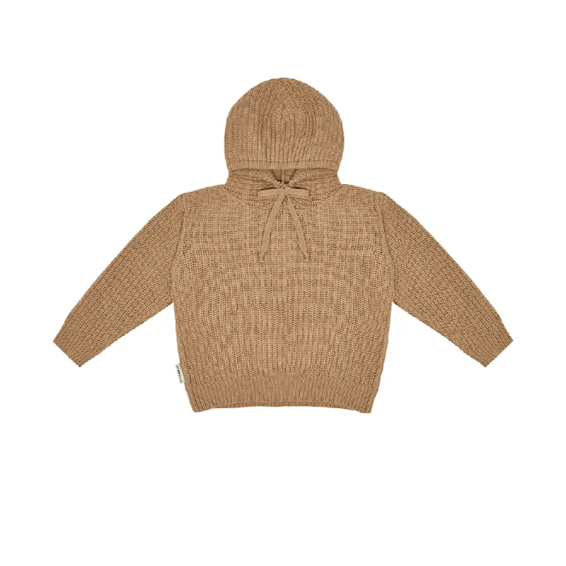 Rib Kid's Knit Hoodie