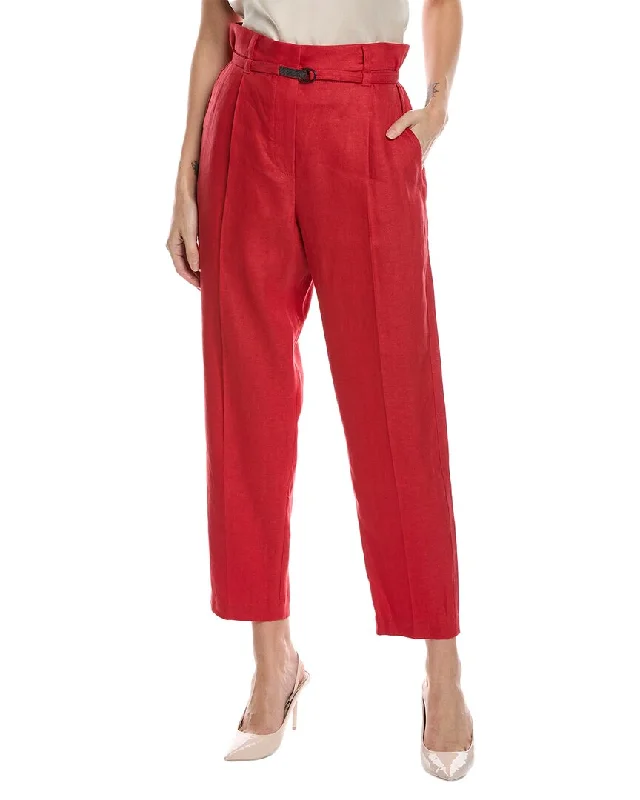 Artistic Temperament Brunello Cucinelli Linen-Blend Pant