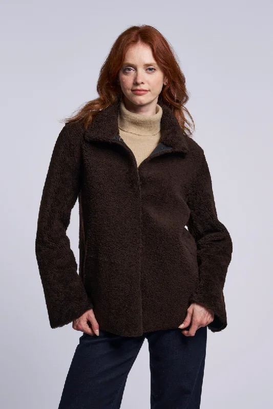 Cozy Layers #755 Reversible Shearling Jacket