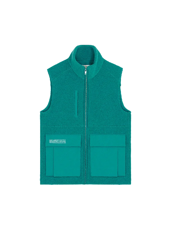 Sports Jacket Women's DNA Utility Wool Gilet—scarab teal