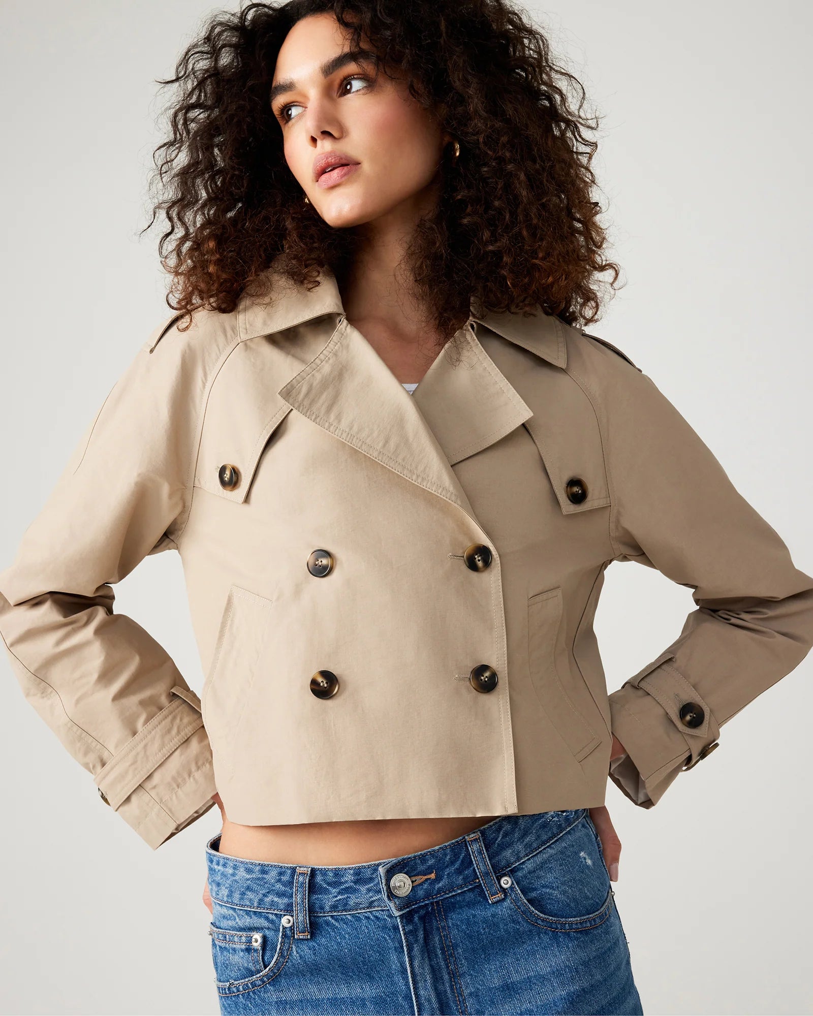 Romantic And Sweet SIRUS JACKET TWILL KHAKI