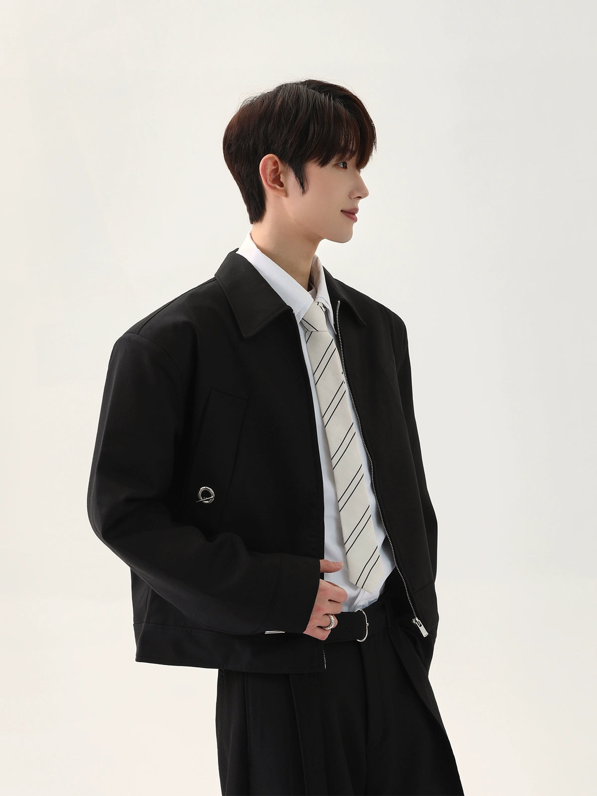 Sports Casual Style Versatile Shoulder Pad Jacket