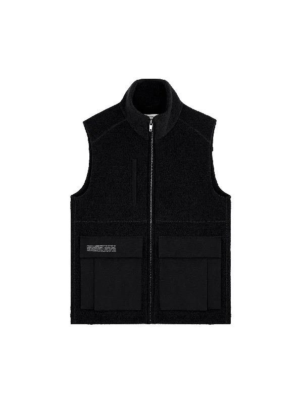 Sports Jumpsuit Women's DNA Utility Wool Gilet—black