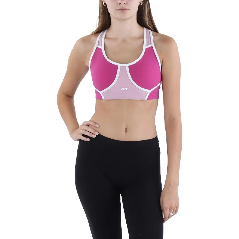 Reebok Womens Racerback Workout Sports Bra