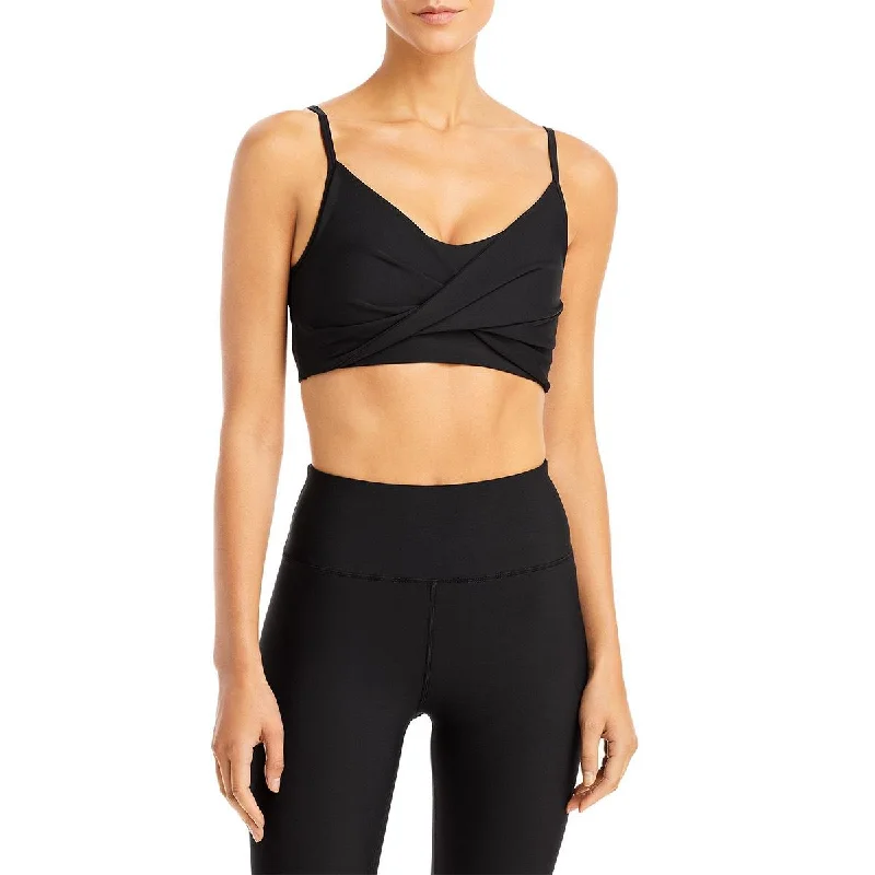 Womens Twist Front Fitness Sports Bra