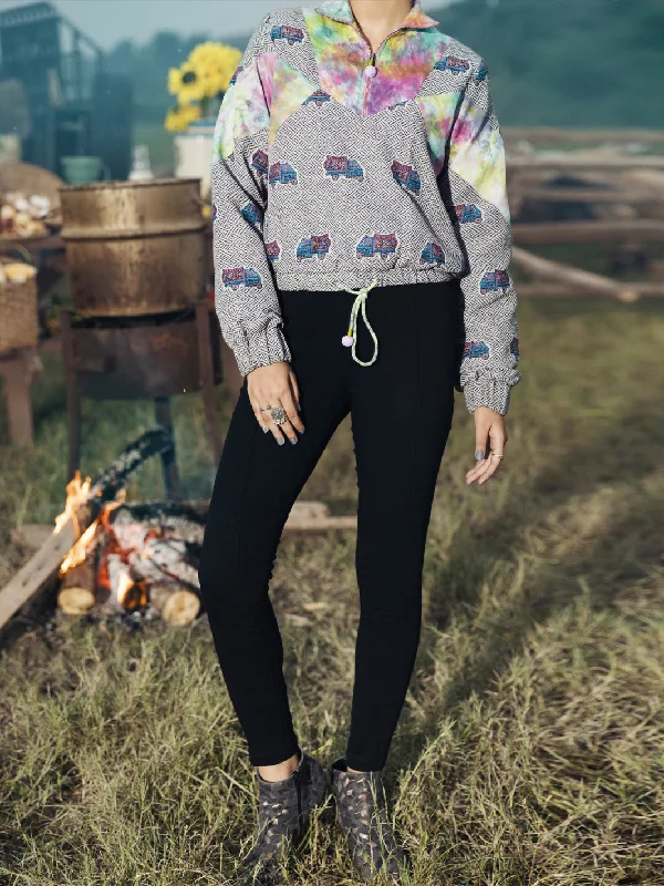 Breezy Style Black & White Yarn Dyed Jacket - AWP-JT-495