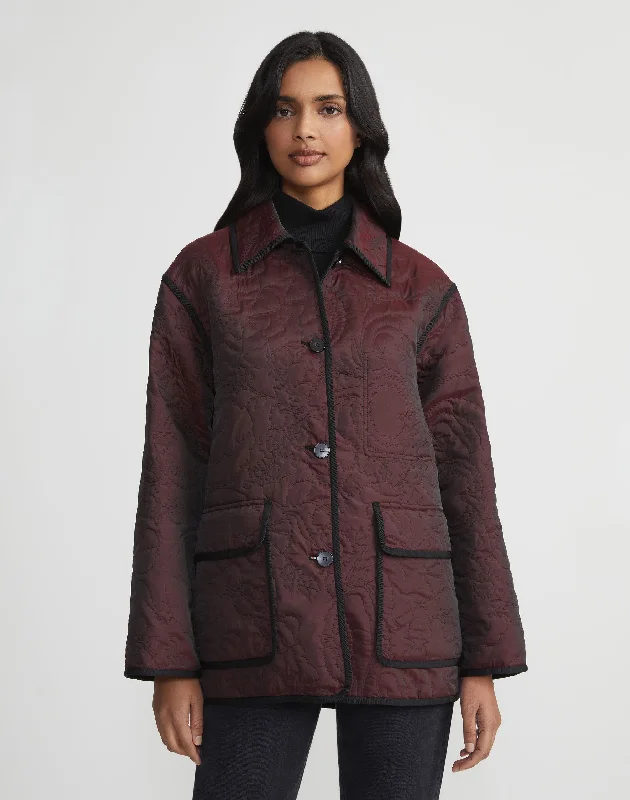 Comfy Pants Bohemia Bloom Quilted Jacquard Jacket