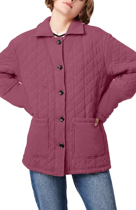 Celebrity Style Cotton Quilted Jacket
