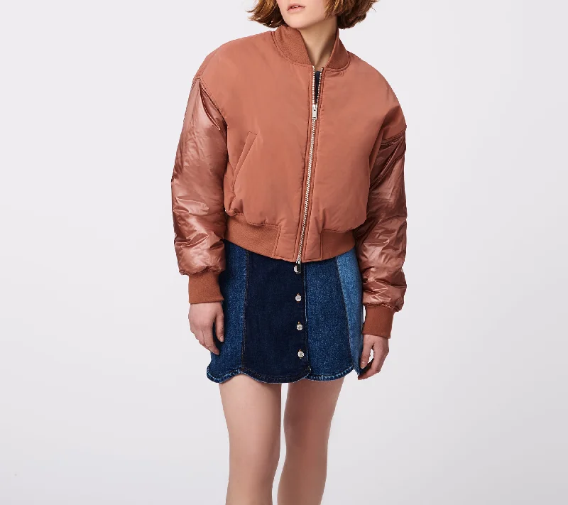 Fashion Wear Crop Bomber Jacket