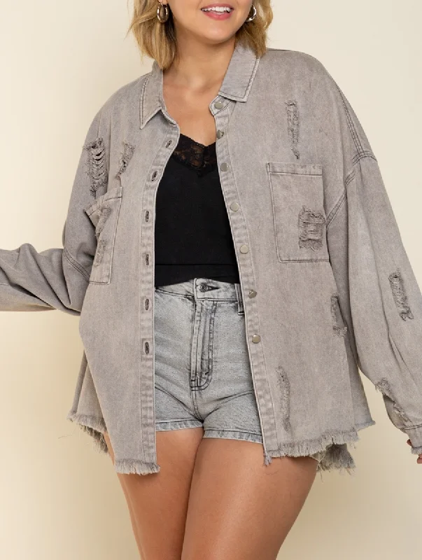 Urban Style Curvy This is the Time Jacket