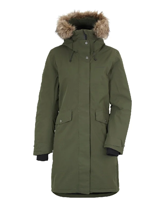 Street Fashion Style Didriksons Erika Ladies Padded Waterproof Parka 3
