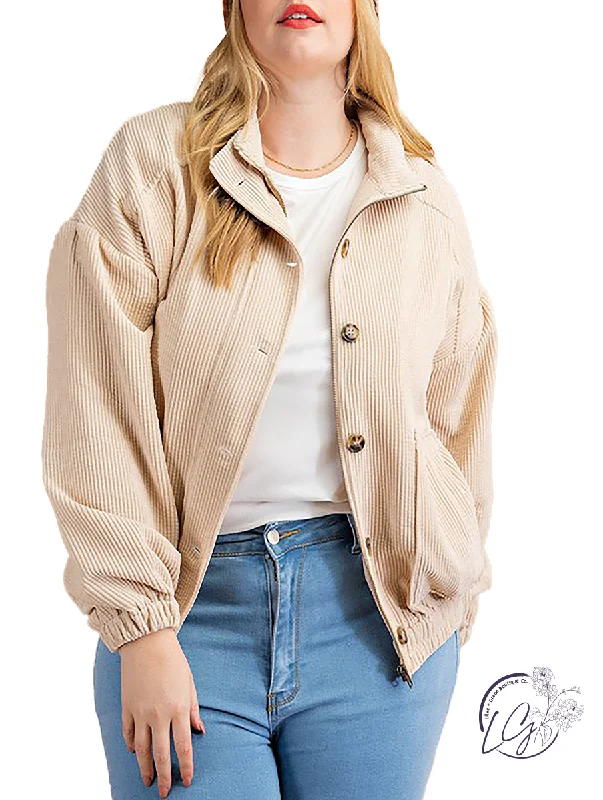 Comfy Pants Find It in the Mountains Corduroy Jacket