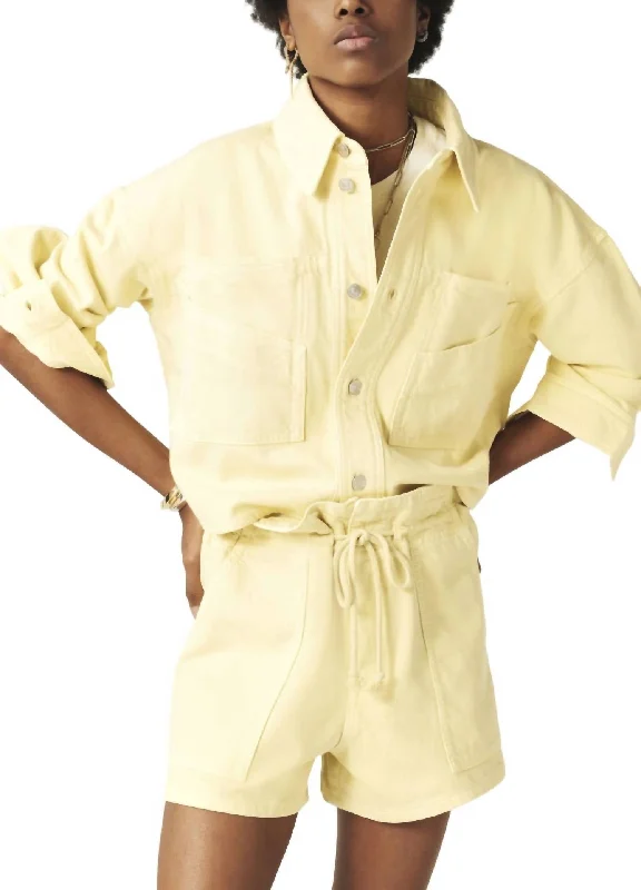 New Autumn And Winter Styles Hilary Jacket In Jaune