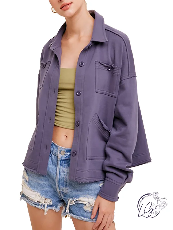 Cozy Outerwear Lots of Pockets Utility Jacket