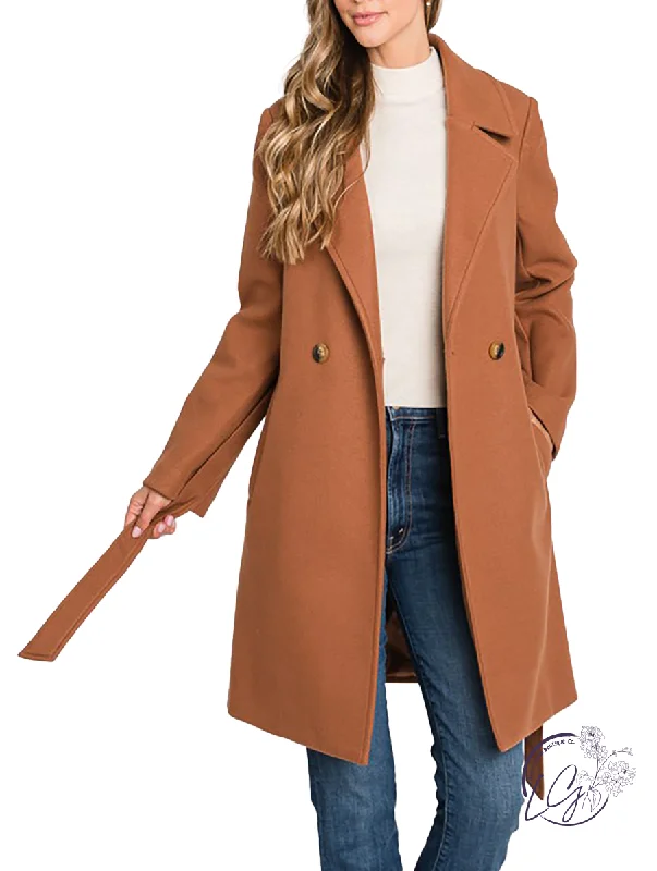 Energy Plan Passing By Trench Coat
