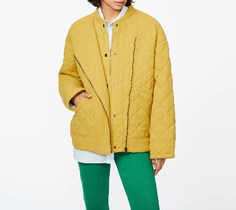 Classic Style Puff Bomber Jacket