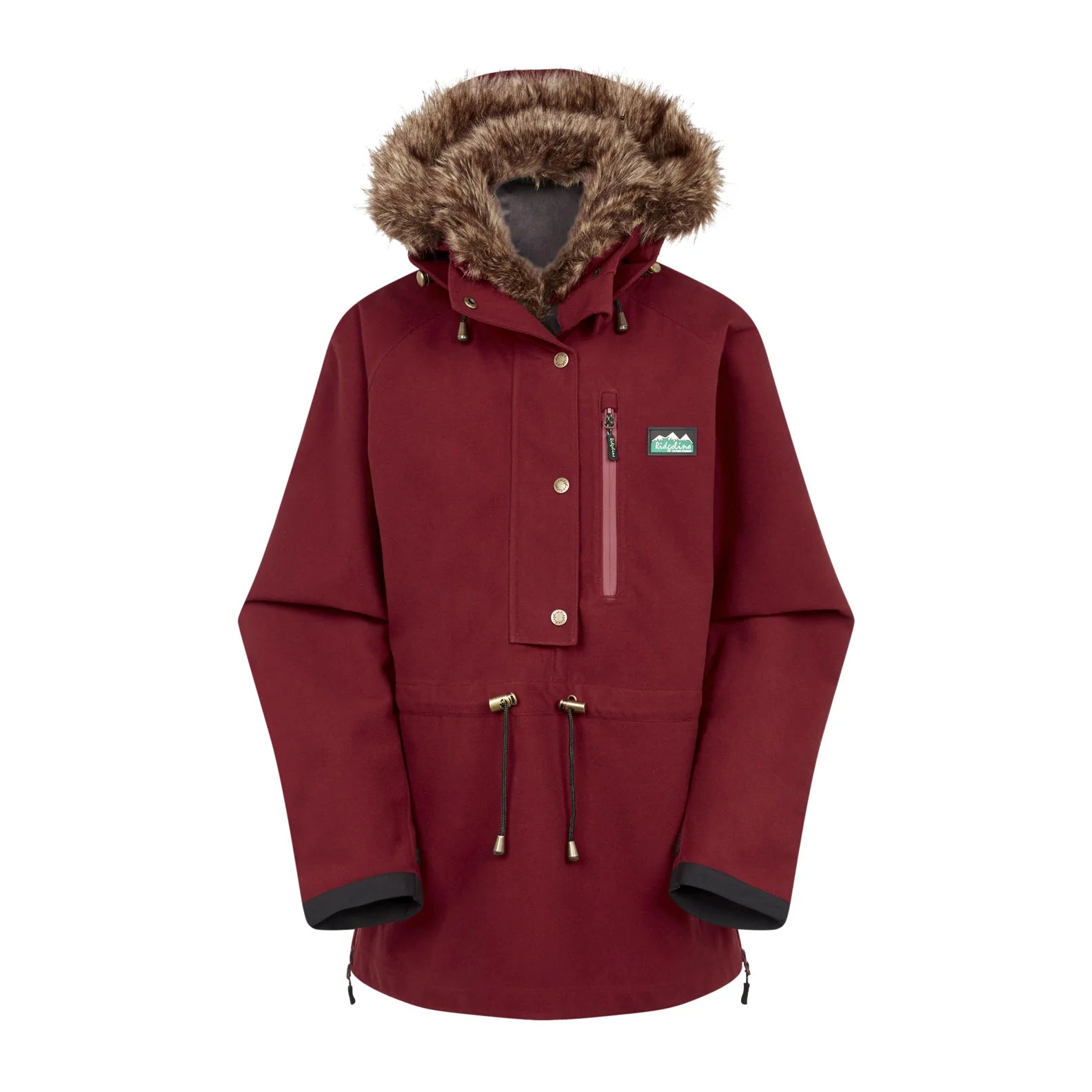 Ridgeline Ladies Monsoon Arctic II Smock - Rhubarb