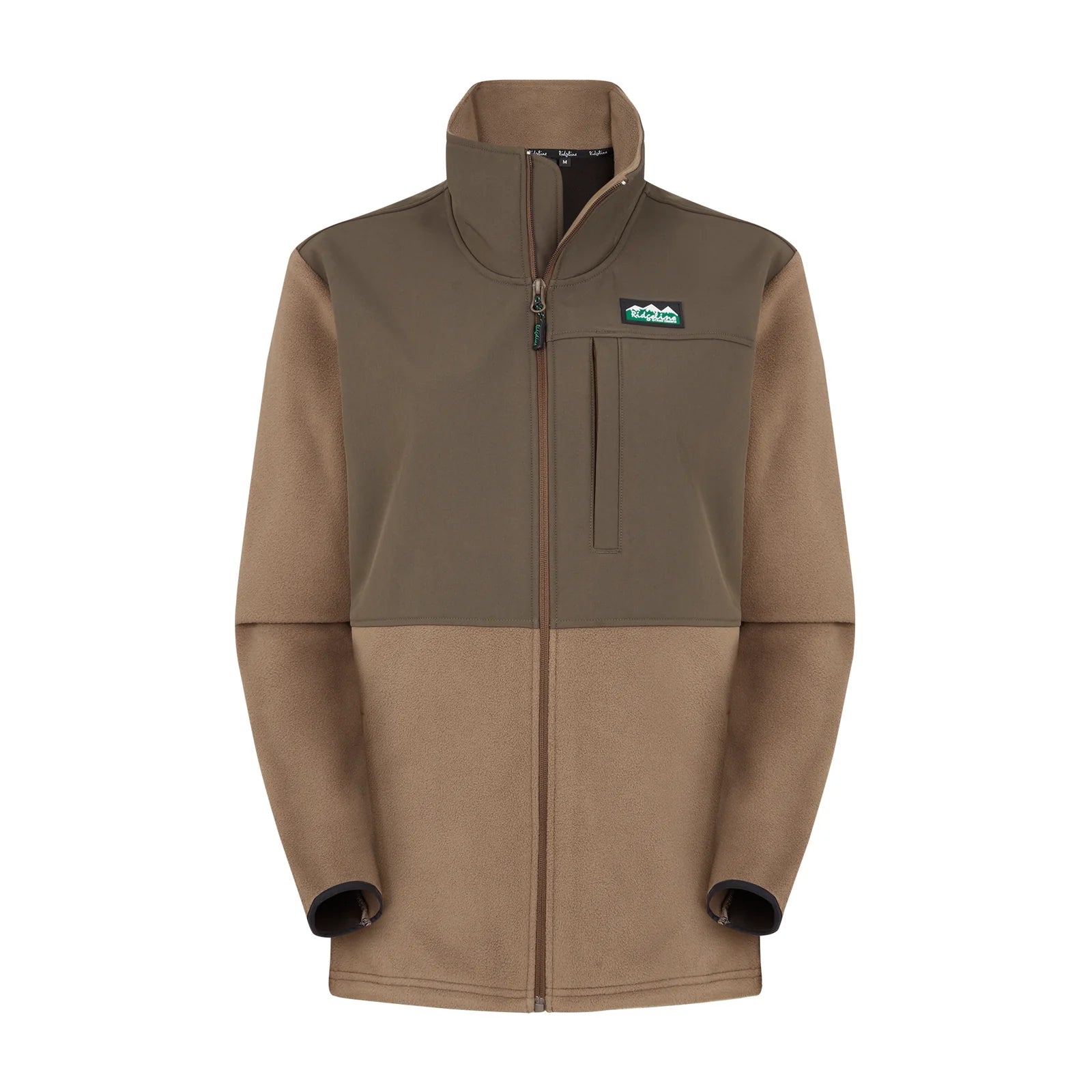 Chic Outfits Ridgeline Women's Hybrid Fleece Jacket - Bark/Light Bark