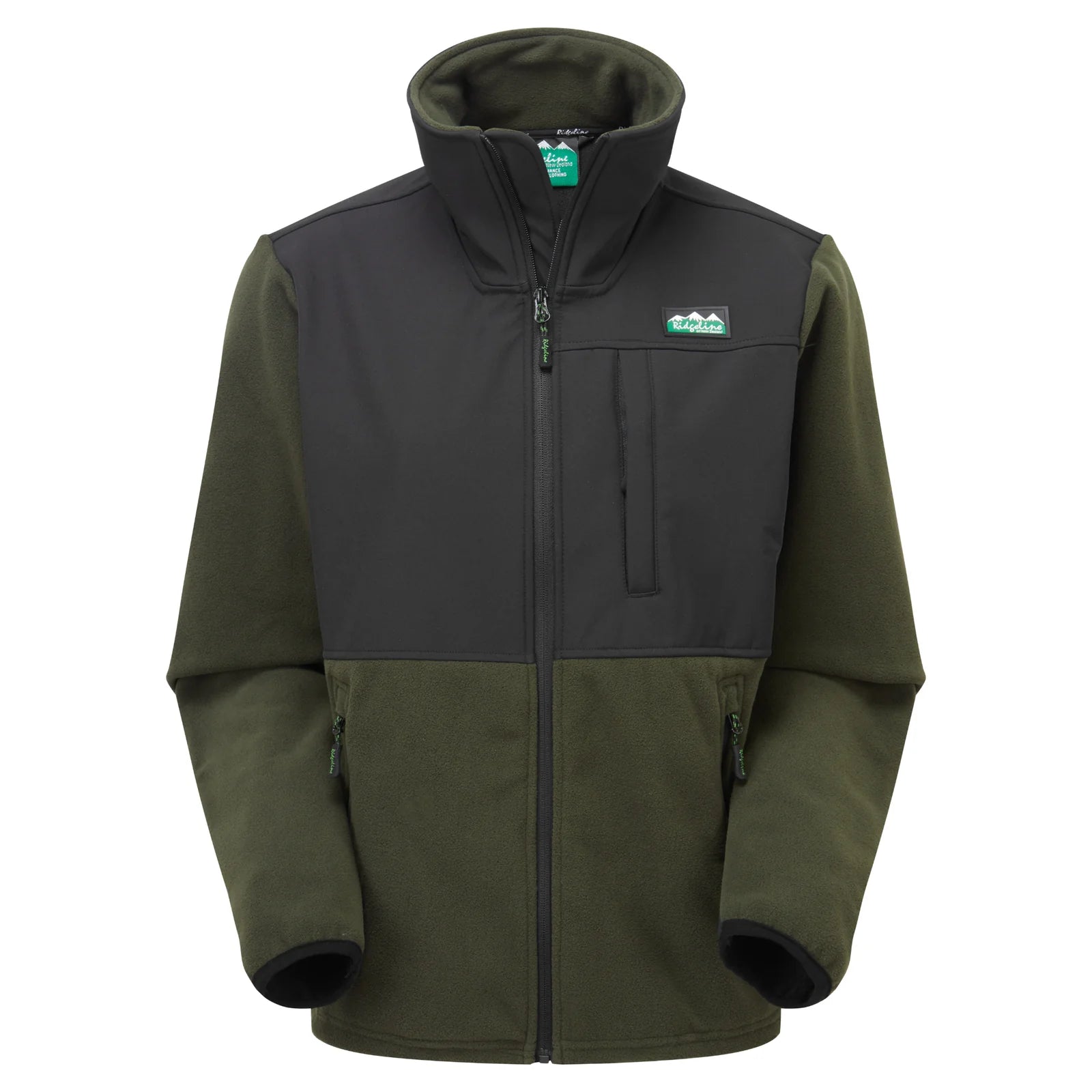 Relaxed Dresses Ridgeline Women's Hybrid Fleece Jacket - Olive