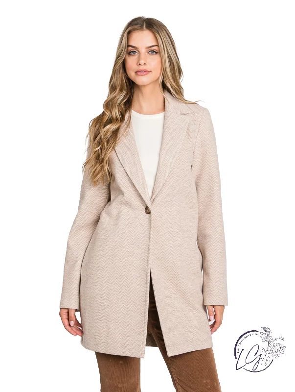 Artistic Temperament Regal Chevron Elegance Coat