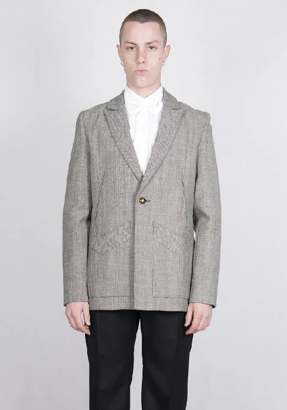 STEFAN COOKE SCSS21JA1 TAILORED JACKET GREY