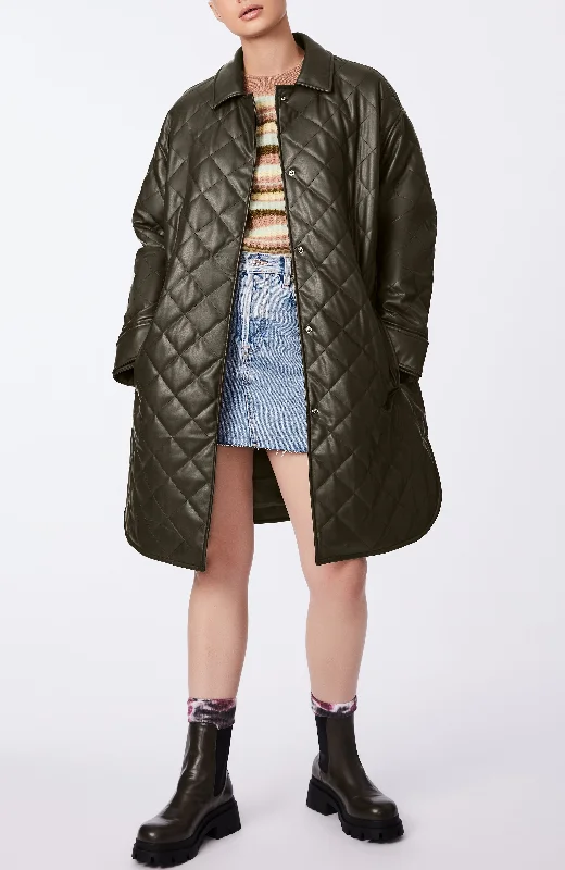 Breathable Design Stretch Puffer Quilt Coat