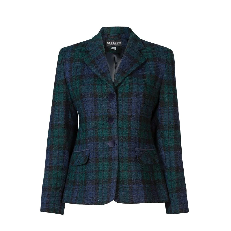 Classic Series Women's Harris Tweed Jacket - Melanie - Black Watch