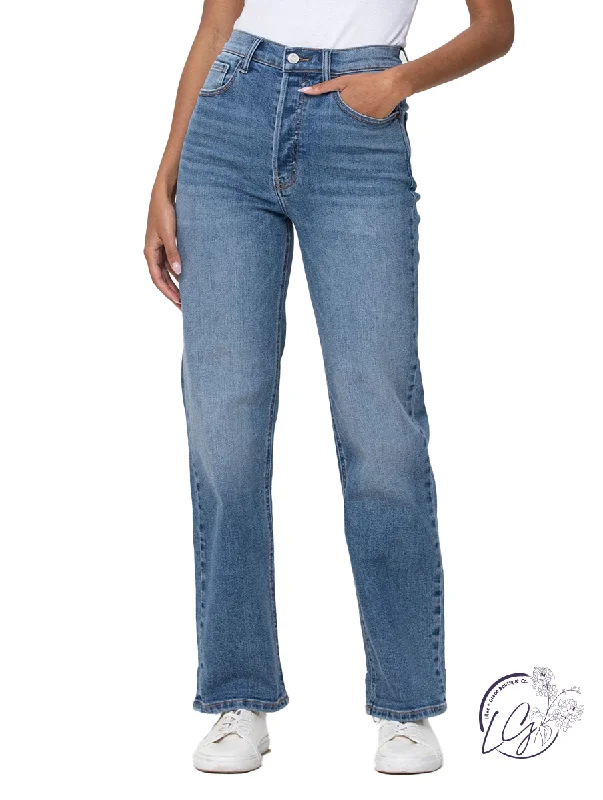 Comfortable Sweaters Bethany High-Rise Dad Jean by Cello Jeans