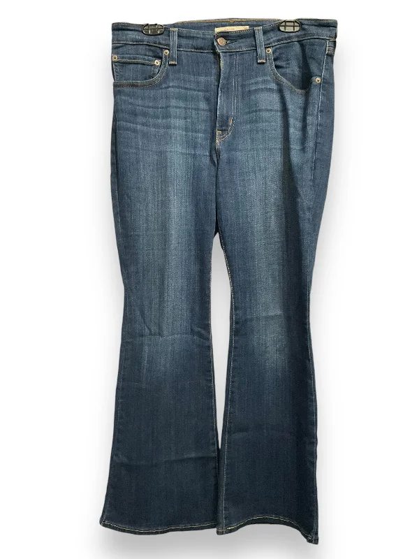Simple research Jeans Flared By Levis In Blue Denim, Size: 12