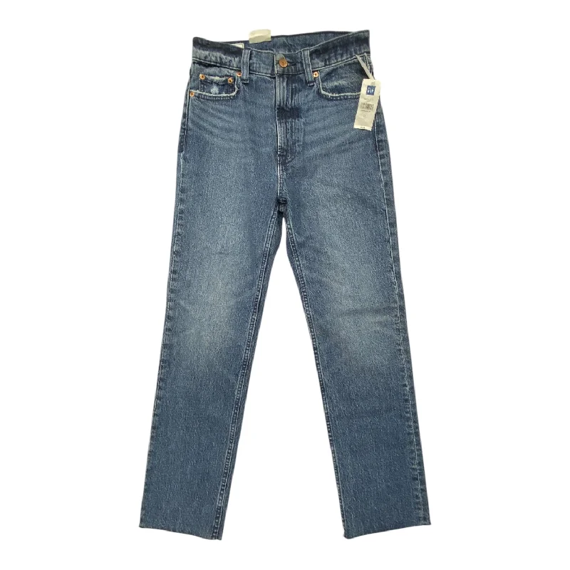 Casual Street Jeans Straight By Gap In Blue Denim, Size: 6