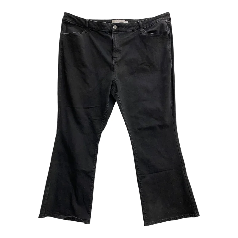 Sports Zipper Style Jeans Straight By Sonoma In Black, Size: 24