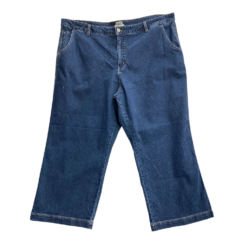 Sports Casual Style Jeans Wide Leg By L.l. Bean In Blue Denim, Size: 26