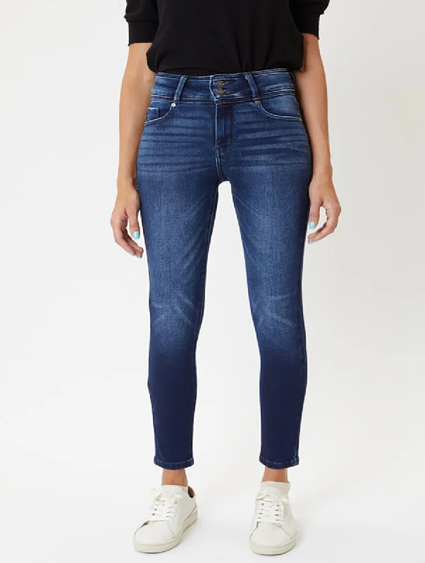 Fashion Comfort Kylie High-Rise Double Button Skinny by KanCan