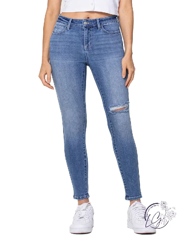 Lucy Mid-Rise Skinny by Cello Jeans