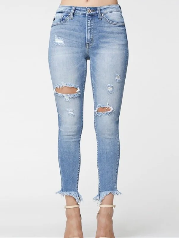 Sports fitness shoes Tessa High Rise Ankle Skinny By KanCan