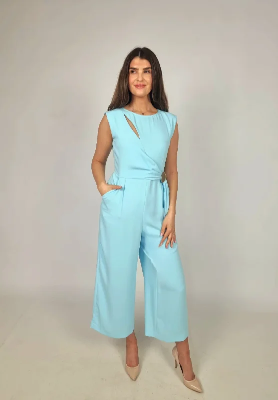 Laura Bernal Pedido Cyan Jumpsuit