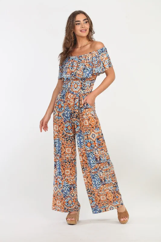 Ruffle Tube Jumpsuit