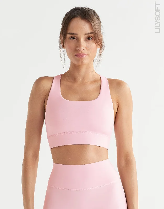 ASTRID Cloud-Core Sports Bra - Powder Pink