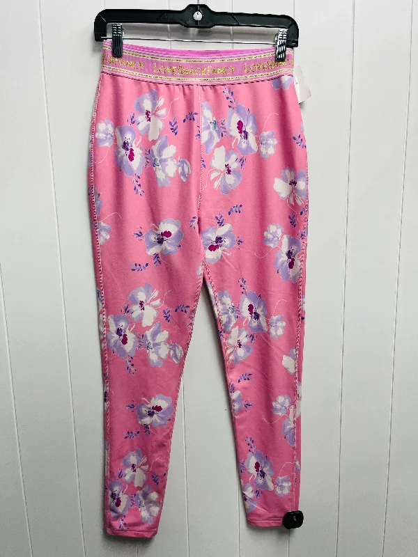 Athletic Leggings By loveshackfancy In Pink & Purple, Size: Xl