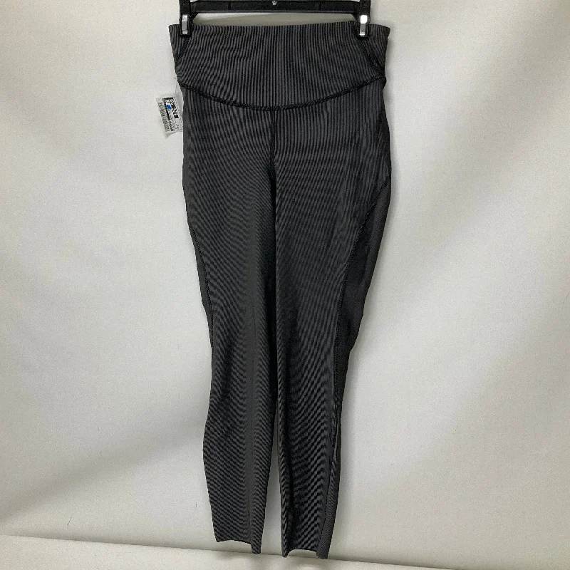 Athletic Leggings Capris By Lululemon In Striped Pattern, Size: 6