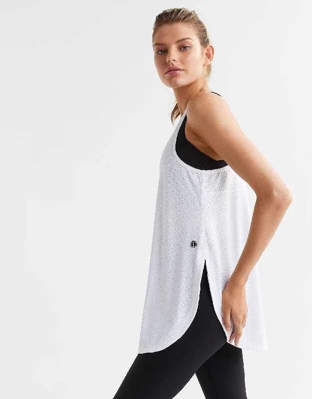 ZELA Mesh Tank - White