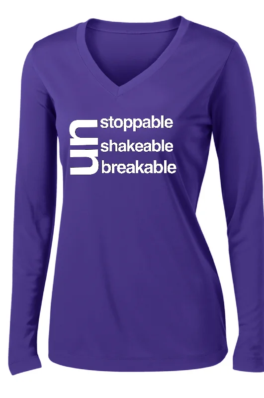 Unstoppable Unbreakable Unshakable Long Sleeve T-shirt