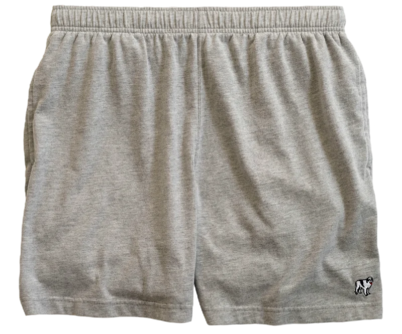 Single-shoulder Neck Design Classic Knit Shorts