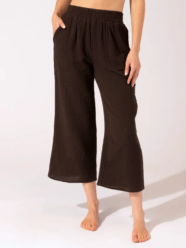 Ivanna Gauze Wide Leg Pant