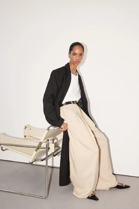 Unique Design LOUIE NATURAL WIDE LEG PANT