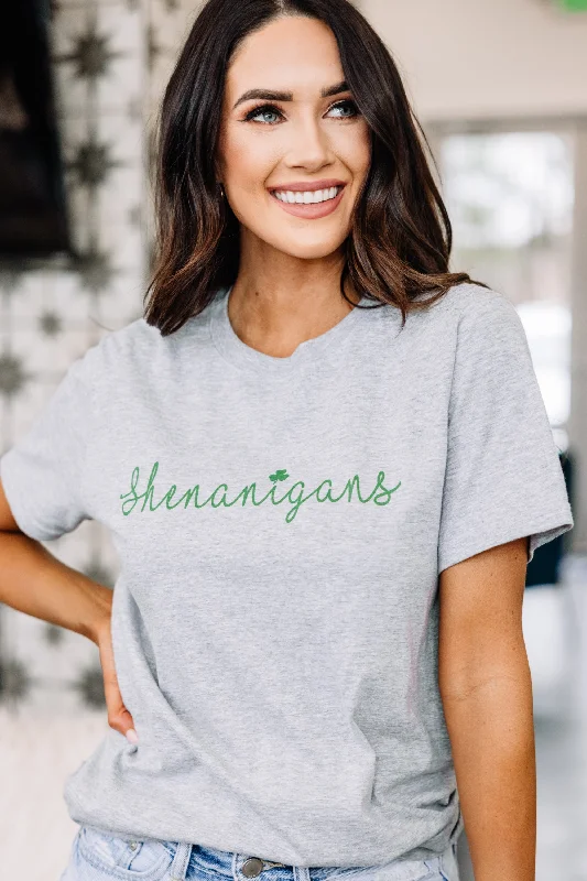 End Of The Year Shenanigans Sport Gray Graphic Tee