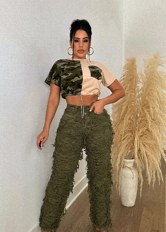 Your Better Camo Ripped Pant